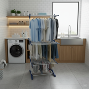 miniatura Tendedero Plegable Vertical de 4 Niveles 3