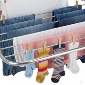 miniatura Tendedero Plegable para Balcón 7 metros de Tendido Aluminio 2