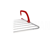 miniatura Tendedero Plegable para Balcón 7 metros de Tendido Aluminio 4