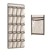 miniatura Organizador de Zapatos Colgante para puerta Tela Resistente 2