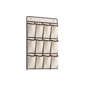 miniatura Organizador de Zapatos Colgante para puerta Tela Resistente 1