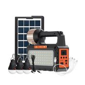 miniatura Kit Solar Emergencia Camping+bombillas+linterna+usb+radio 1