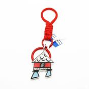 miniatura Llavero Hórreo cordón rojo 2