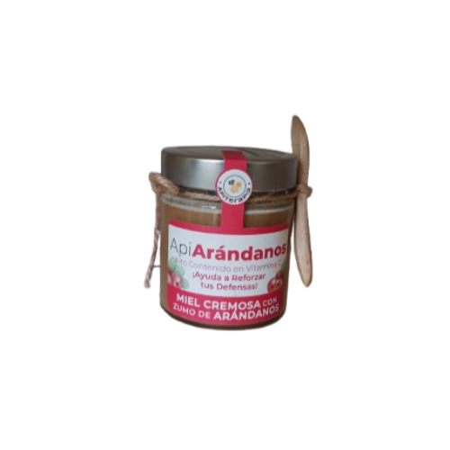 Miel Cremosa con Zumo de Arándanos 250g