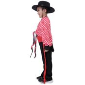 miniatura Disfraz de Cordobés Bailarín Flamenco Infantil con Sombrero y Fajín Tallas 1 a 12 años 5