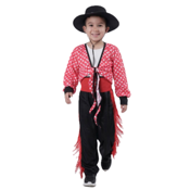 miniatura Disfraz de Cordobés Bailarín Flamenco Infantil con Sombrero y Fajín Tallas 1 a 12 años 4