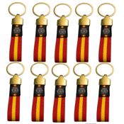 miniatura 10 Llaveros elásticos España CNP 6