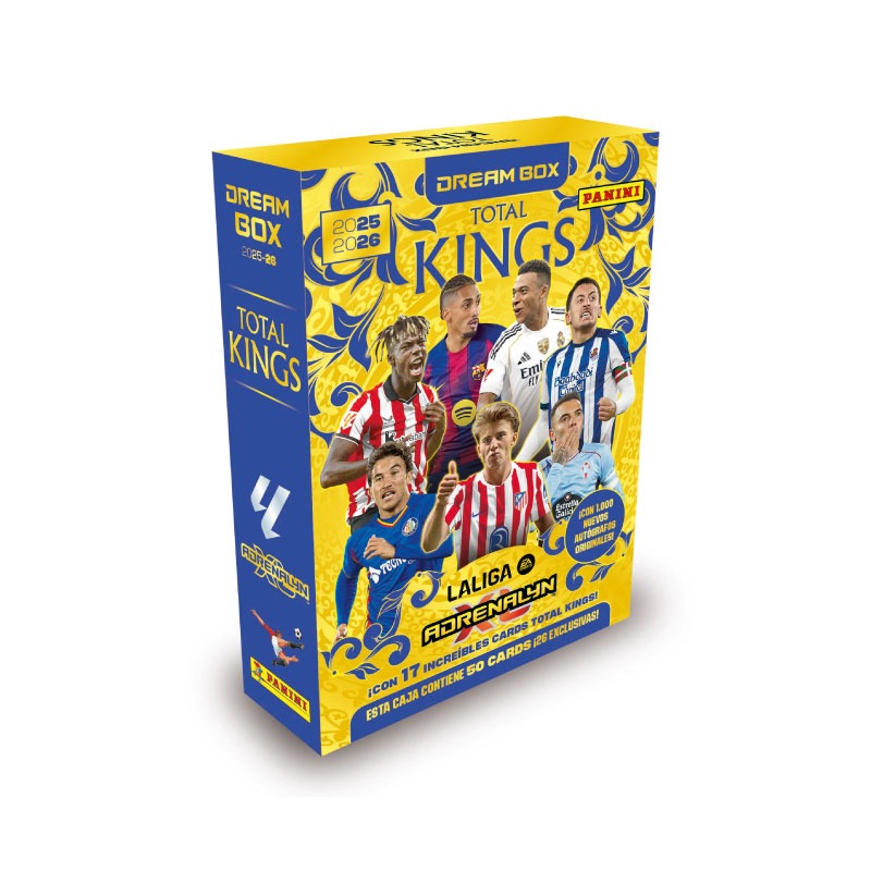 Dream Box Total Kings Adrenalyn XL 2025 2026 Colección Oficial Panini