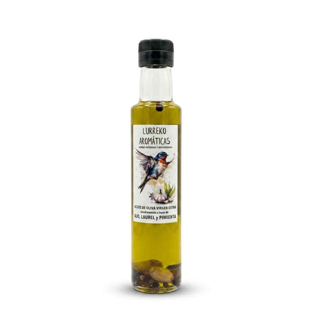 AOVE con Ajo Laurel y Pimienta Eco 250ml 1