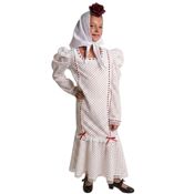 miniatura Disfraz de Chulapa Infantil con Lazos Rojos 2