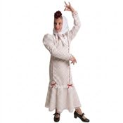 miniatura Disfraz de Chulapa Infantil con Lazos Rojos 1