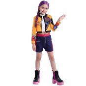miniatura Disfraz K-Pop para Niña Cantante estilo urbano 3 piezas Tallas 4-12 años 2