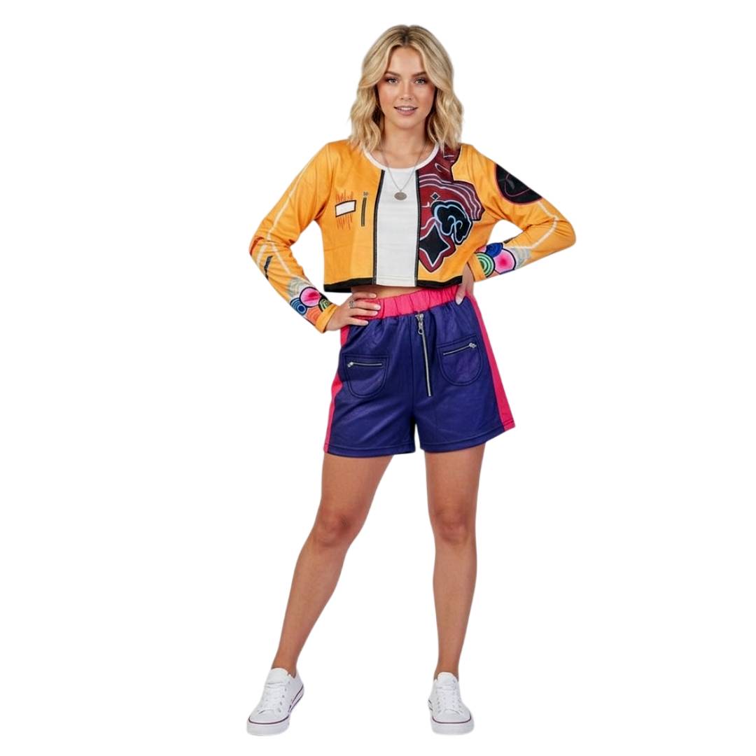 Disfraz K-Pop para Mujer Cantante Pop Coreano 2 piezas Talla S/M 1