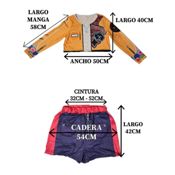 miniatura Disfraz K-Pop para Mujer Cantante Pop Coreano 2 piezas Talla S/M 3