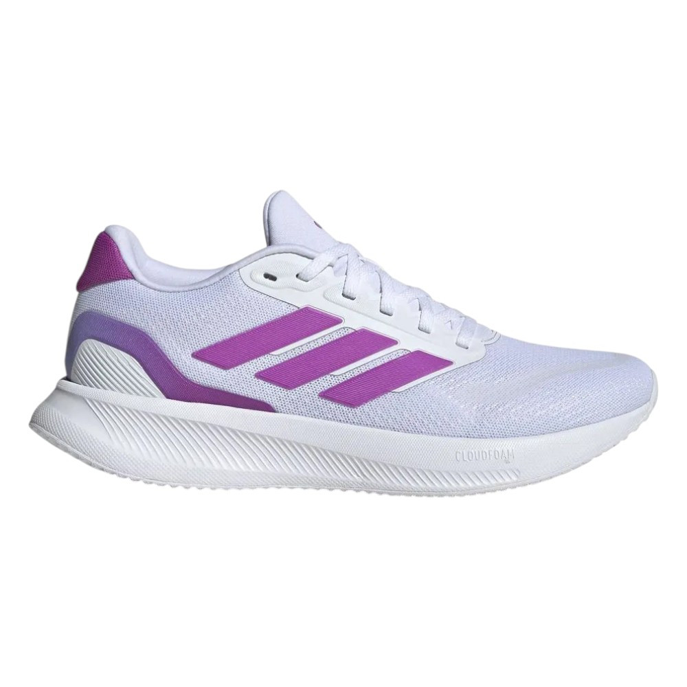 Imagen ZAPATILLAS ADIDAS RUNFALCON 5 BLANCO MORADO JR3089 RUNNING MUJER