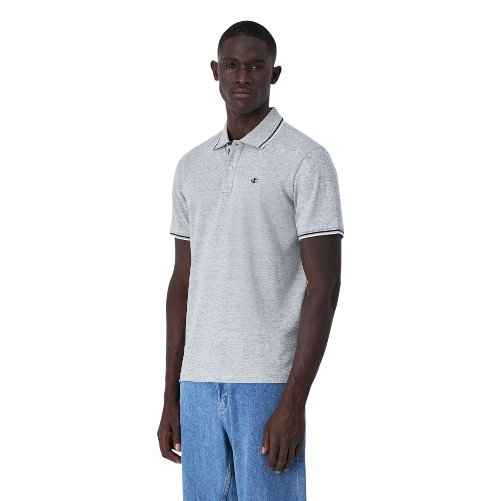 Imagen POLO CHAMPION PIQUE ALGODON GRIS  220897-EM021 CASUAL CAMISETA HOMBRE