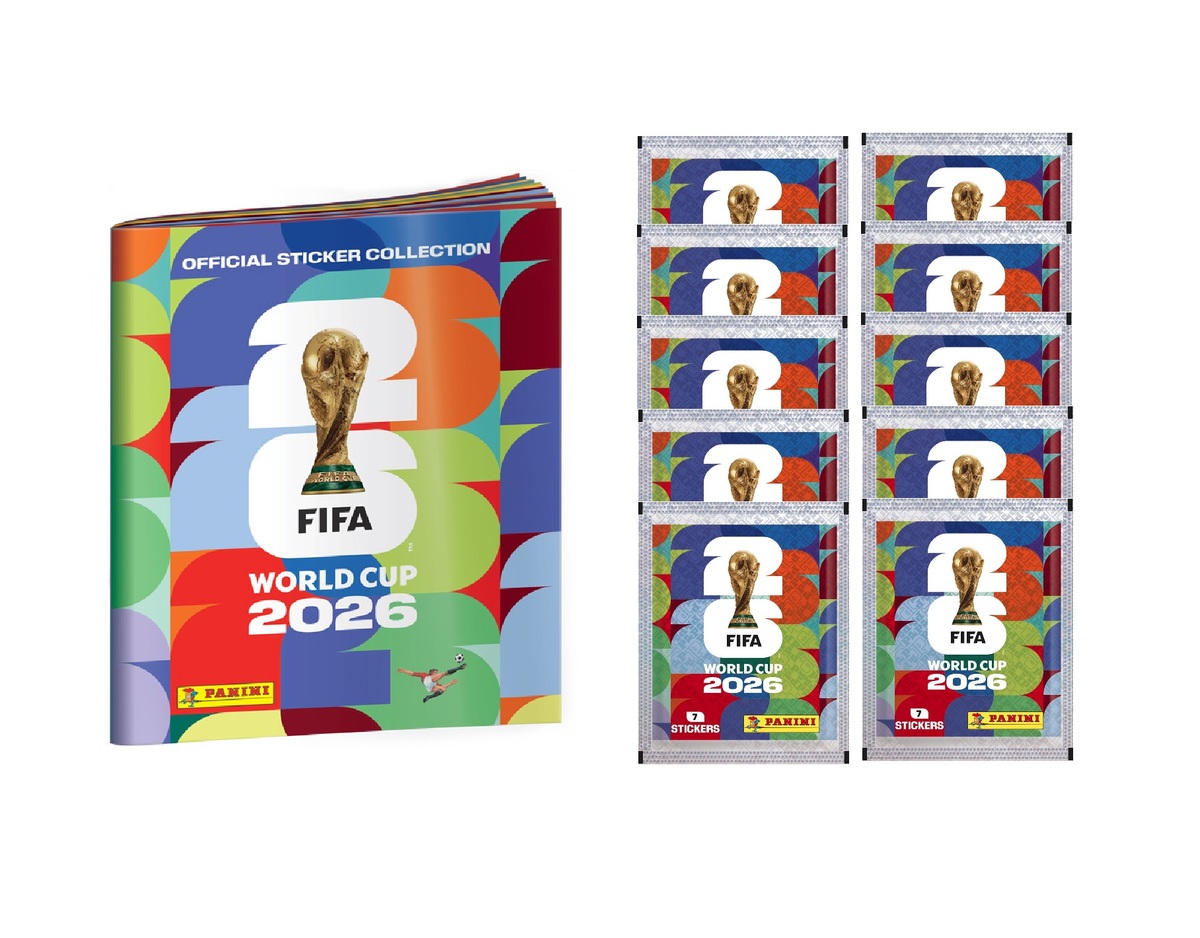 FIFA World Cup 2026 Álbum vacío + 10 sobres de cromos Panini