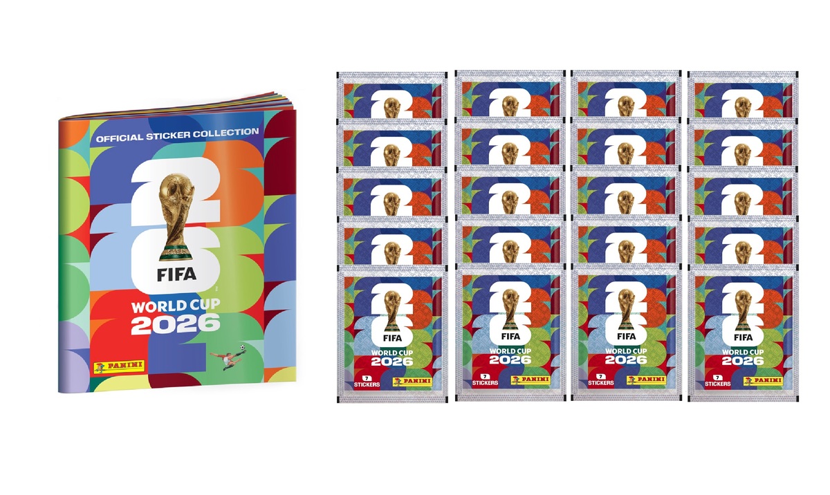 FIFA World Cup 2026 Álbum vacío + 20 sobres de cromos Panini