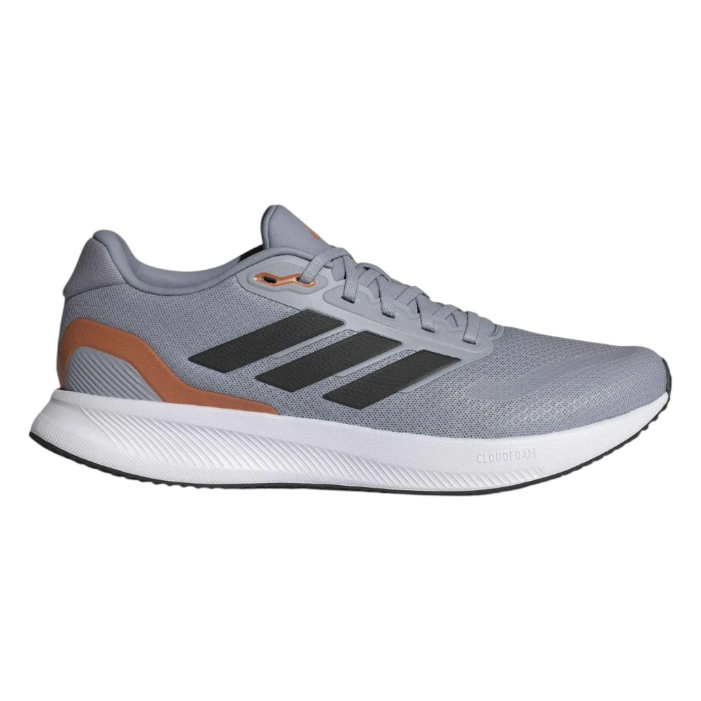 Imagen ZAPATILLAS ADIDAS RUNFALCON 5 GRIS NEGRO NAOS JQ6978 RUNNING HOMBRE