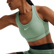 miniatura Imagen SUJETADOR NIKE W SWOOSH MED SPT BRA GRIS VERDOSO DX6821-007 BRA MUJER