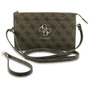 miniatura Bolso de mano Guess 4G con logo grande y bandolera Marrón 1