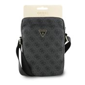 miniatura Bolso Bandolera Guess Logo triangular PU para Hombre Gris 23x17x5 cm 5