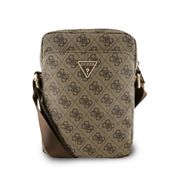 miniatura Bolso Bandolera Guess Logo triangular PU para Hombre Marrón 23x17x5 cm 1