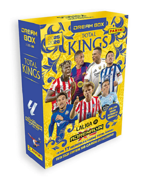 Dream Box Total Kings precintada Adrenalyn XL La Liga 2025-26 Panini 1