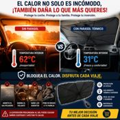 miniatura Parasol Reflectante y Plegable para Parabrisas de Coche 140x80 cm 7