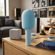 miniatura Altavoz WT-01 con Micrófono de Karaoke Infantil y Forma de Helado 4