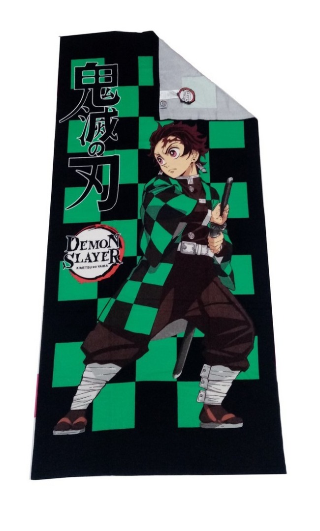 Toalla Playa o Piscina Microfibra Demon Slayer Tanjiro 140x70cm 1