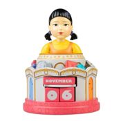 miniatura Figura Calendario Perpetuo 3D Juego del Calamar 12,5x15,5x12,5cm 1