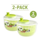 miniatura Centrifugadora Manual Karawan Verde 2,7 L para Frutas y Verduras Pack 2 uds 2