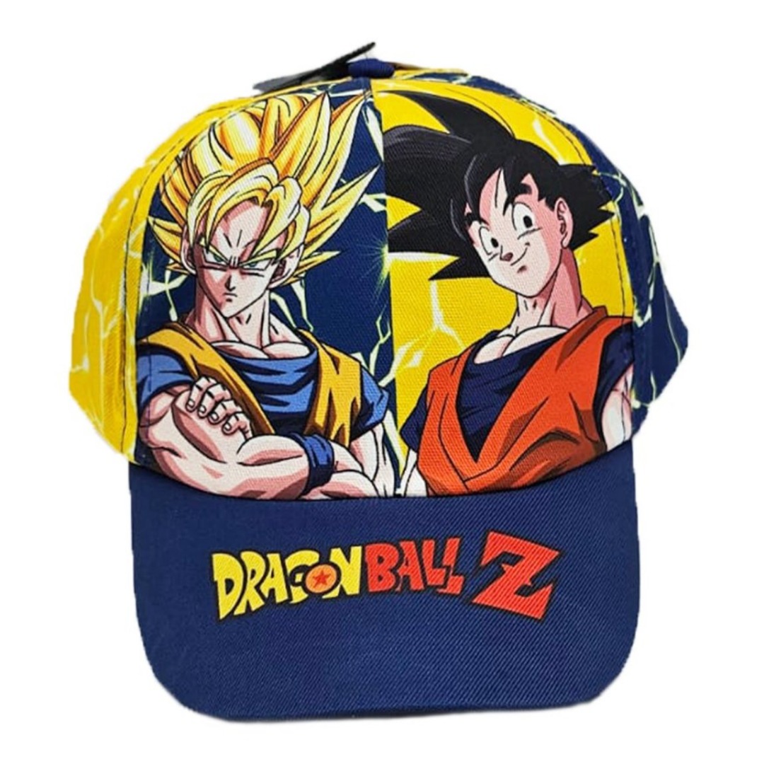 New Import Gorra Premium Dragon Ball Goku Visera Curva Beisbol 54-56 Goku