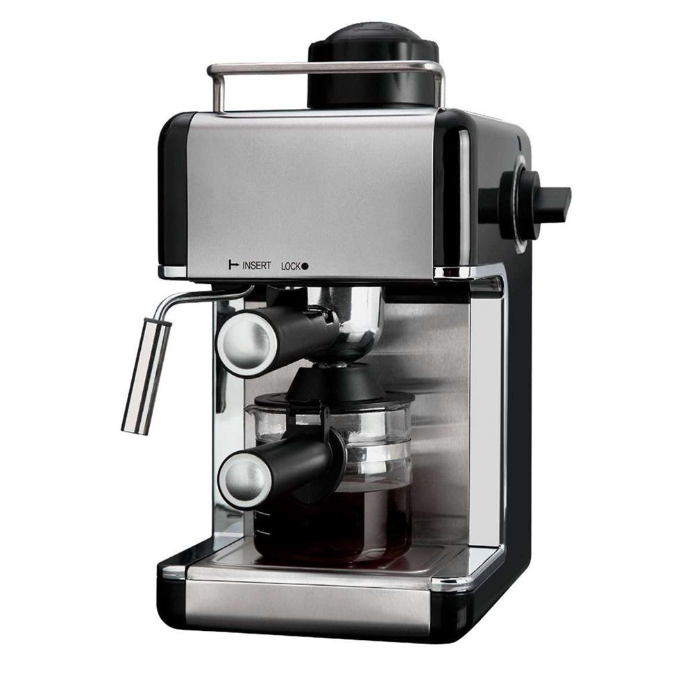 Klack Cafetera espresso  3.5 bares - acero inox. - café intenso y cremoso en casa