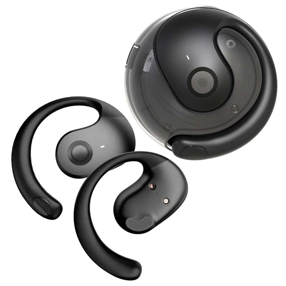 Klack Auriculares bt  ows - jm13 - traductor de ia en tiempo real, conducción ósea, ipx5 y bt 5.4