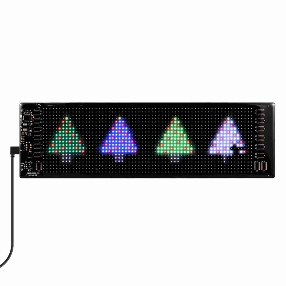 Klack Panel letrero led / pixels flexible  programable - texto - animaciones - reloj - música - etc