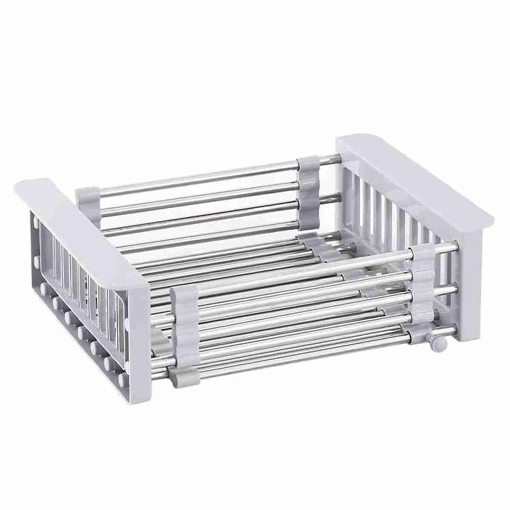Klack Escurridor de platos extens. sobre el fregadero - colador expandible para frutas y verduras - cesta para cocina