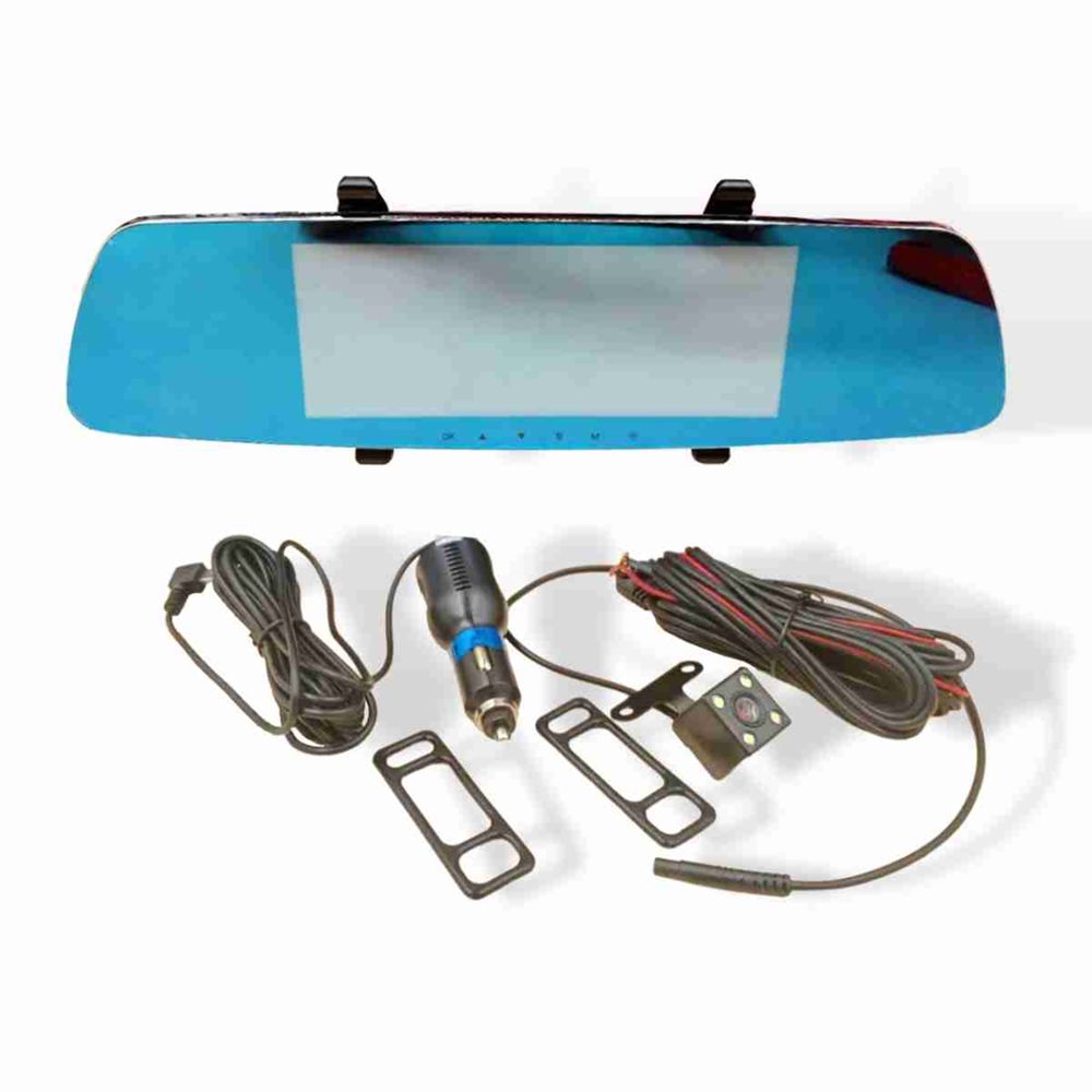 Klack Retrovisor dashcam - pro 7 pulgadas - pantalla táctil - visión nocturna - espejo retrovisor - grabadora