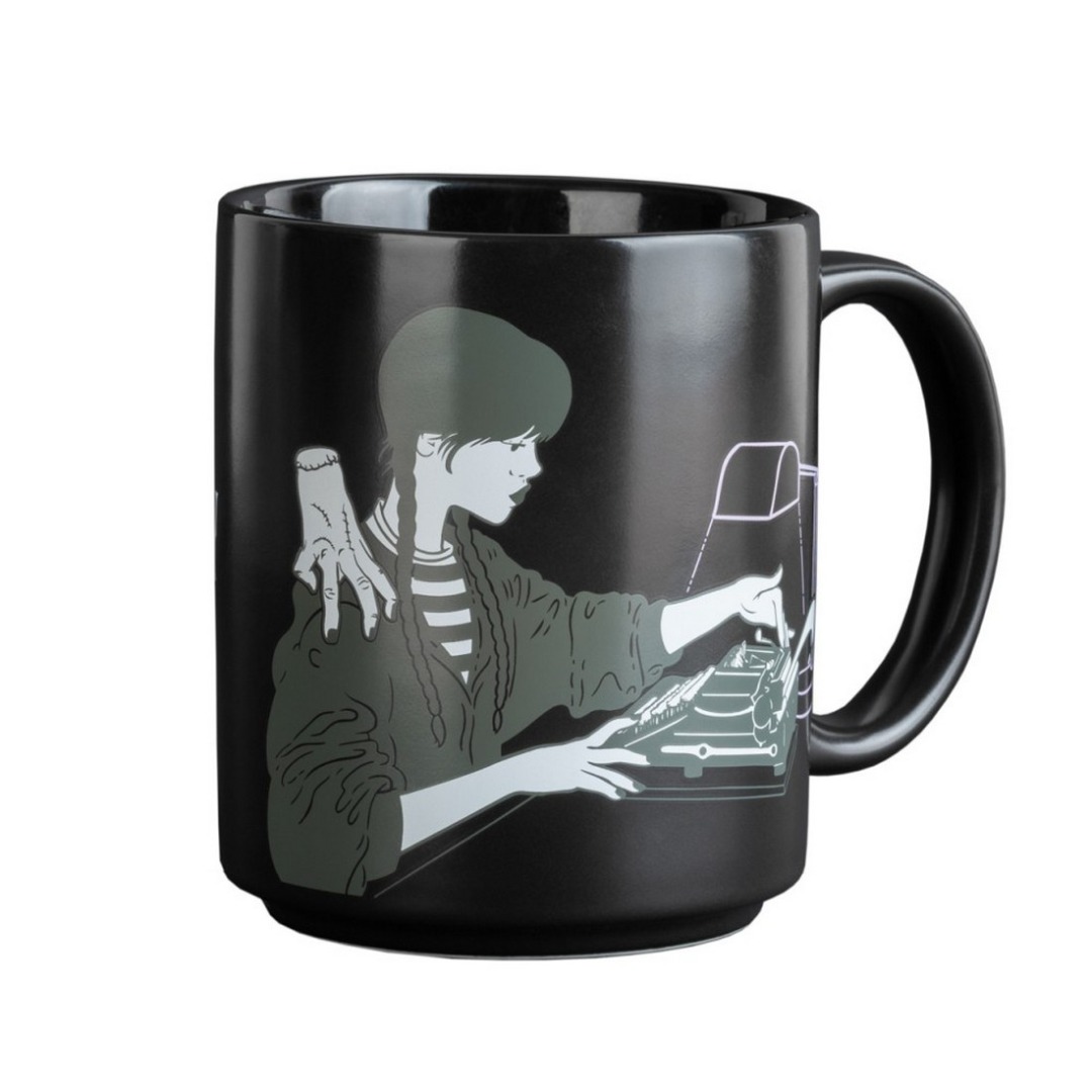 Grupo Erik Taza Mug Cerámica Wednesday Miércoles Adams 350ml