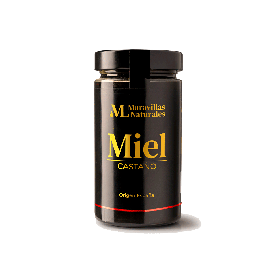 Miel de Castaño Natural 500g ML Maravillas Naturales