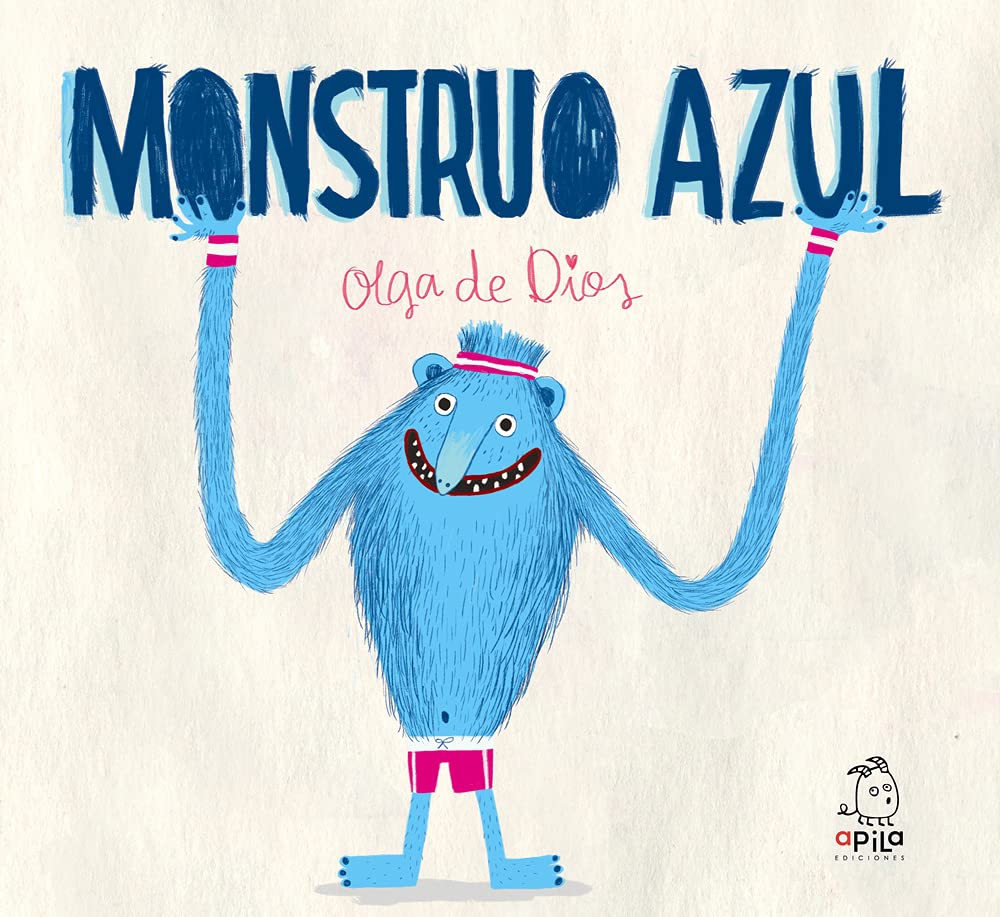Monstruo Azul - Olga de Dios álbum ilustrado Bono Cultural Joven