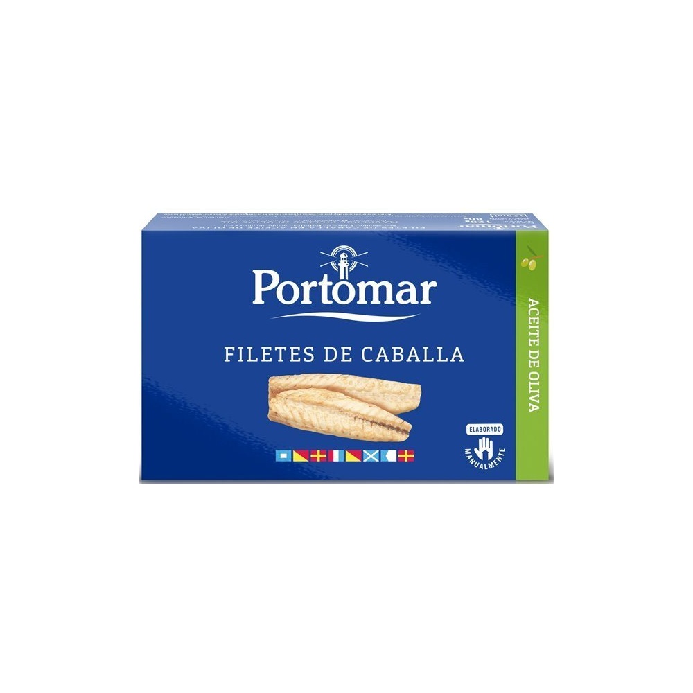 Portomar FILETE CABALLA ACEITE OLIVA RR-125 PORTOMAR