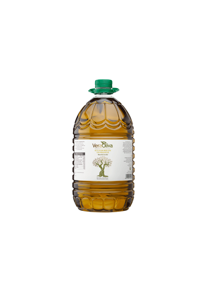 Aceite de Oliva Virgen Extra VeraOliva 5L - 100% Manzanilla Cacereña, AOVE de Calidad Superior