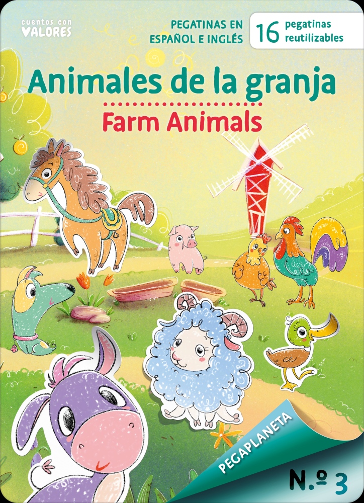 PEGAPLANETA 3: Animales de la granja - Farm Animals