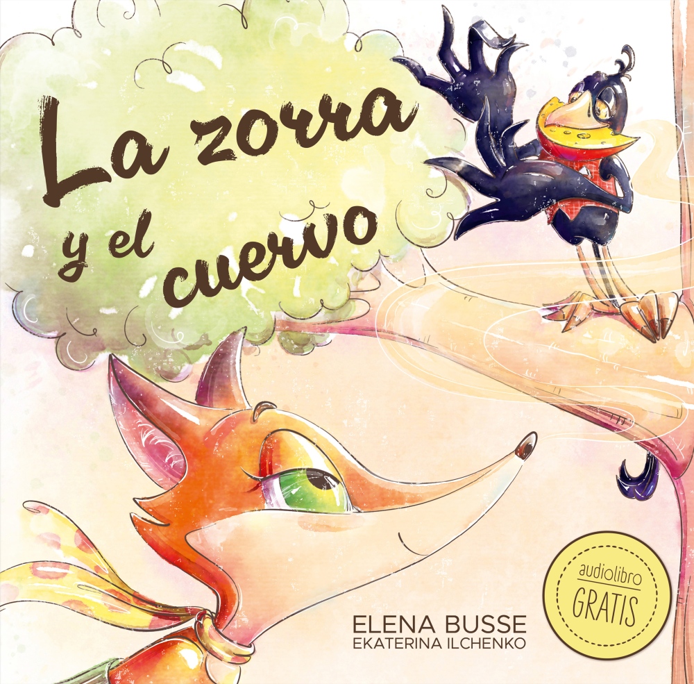 La zorra y el cuervo. Fábula de Esopo con actividades para primaria