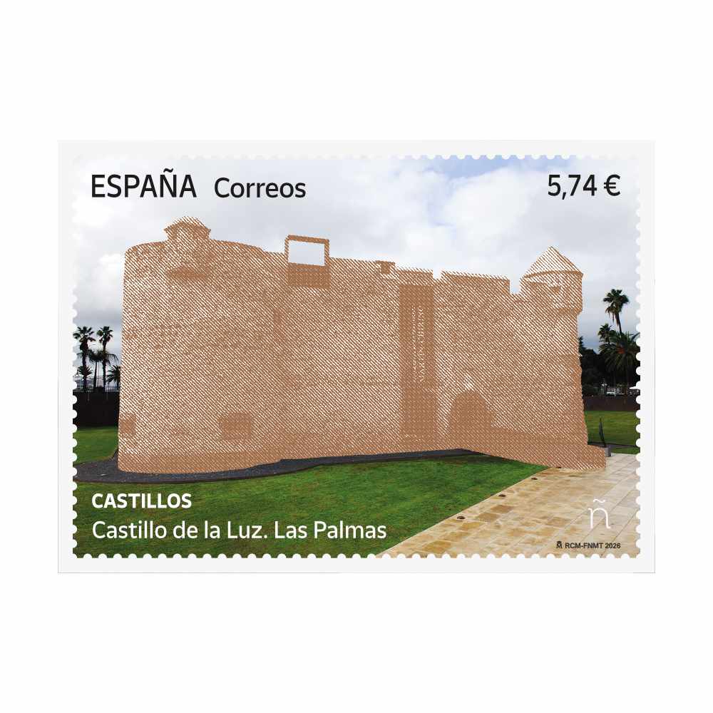 Sello Castillo de la Luz. Las Palmas | Serie Castillos