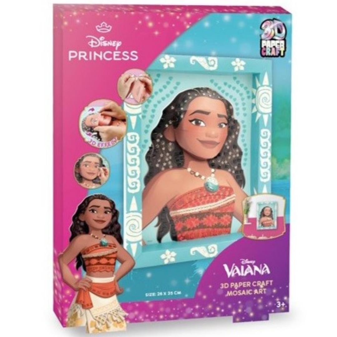 New Import Pinta Marco 3D con Diamantes Disney Vaiana Moana 35x26cm
