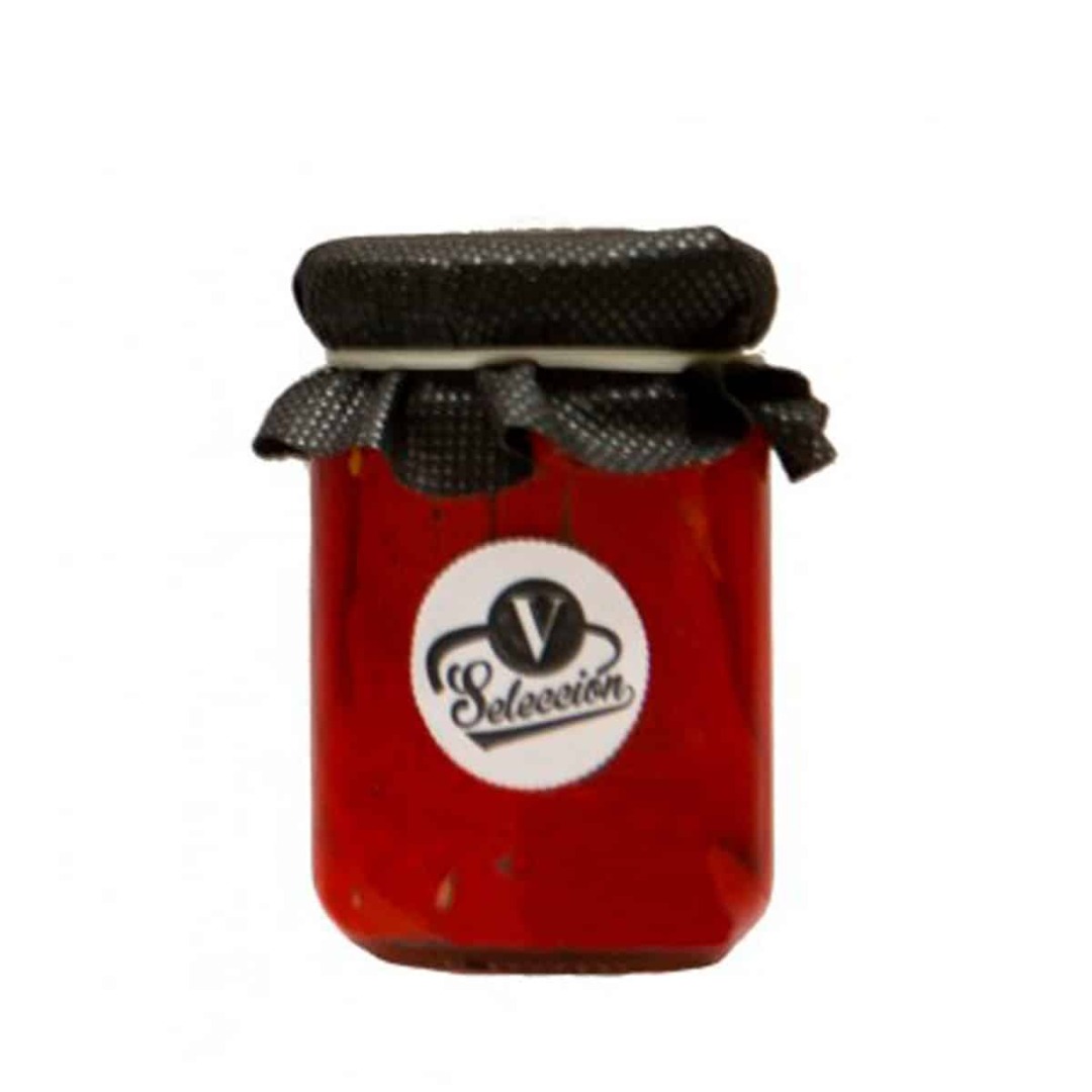 V Selección Pimiento del cristal entero asado Vselección 140Gr