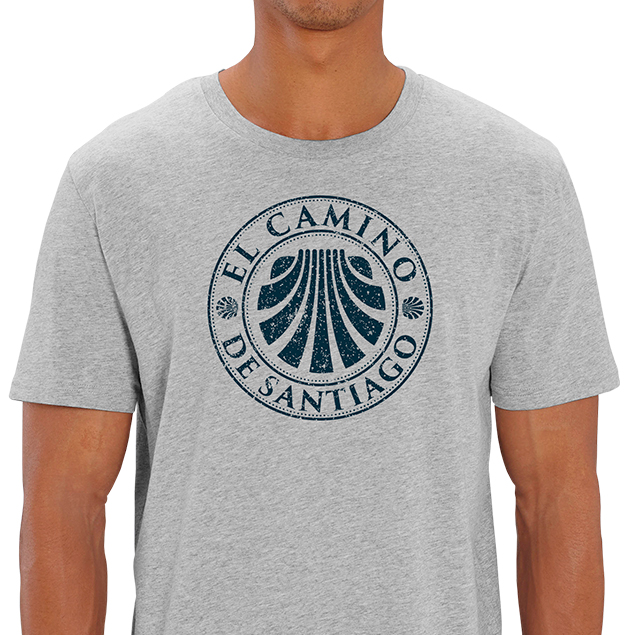 La Fábrica de Nikis Camiseta Sello Camino gris 